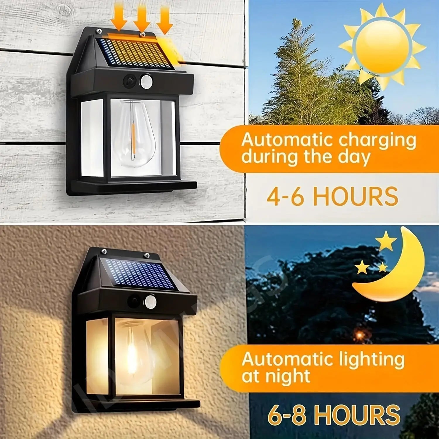 Solar Wall Light Motion Sensor