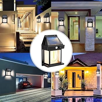 Solar Wall Light Motion Sensor